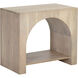 Salma 28 X 24 inch Light Wash Side Table